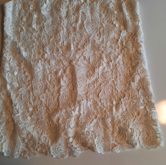 Ness Size 1X White Lace Tank Top - Picture 9 of 9